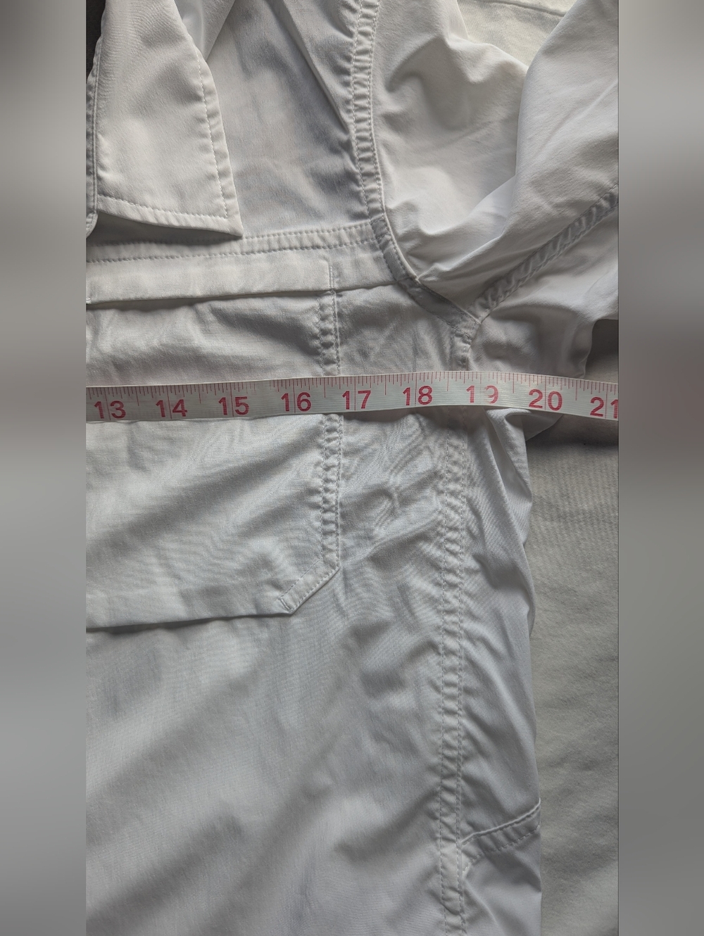 REI Sahara Long Sleeve Shirt Solid White - Picture 13 of 14